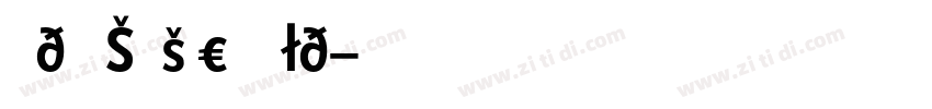 Judon Sans CN Bold字体转换